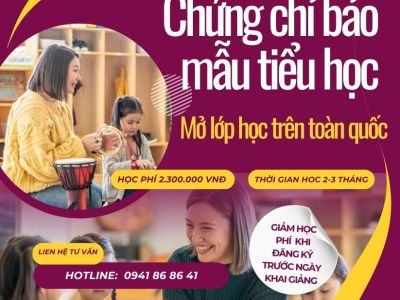 Chứng chỉ bảo mẫu tiểu học