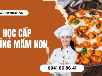 Lớp học cấp dưỡng mầm non