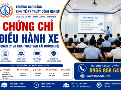 Chứng chỉ điều hành xe