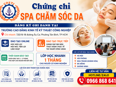 Chứng chỉ spa chăm sóc da