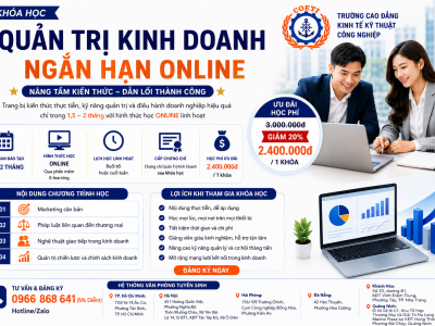 Khóa học Quản Trị Kinh Doanh Ngắn Hạn Online 