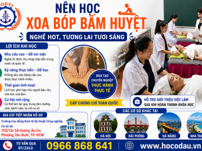  Nên học xoa bóp bấm huyệt - Nghề hot, tương lai tươi sáng