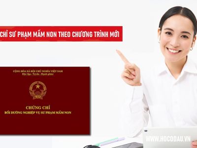 Học chứng chỉ sư phạm mầm non theo chương trình mới