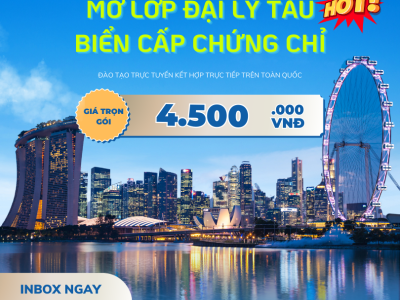 Mở lớp đại lý tàu biển cấp chứng chỉ