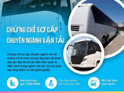 Chứng chỉ sơ cấp chuyên ngành vận tải