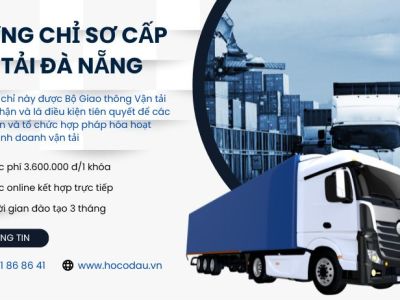 Chứng chỉ sơ cấp vận tải Đà Nẵng