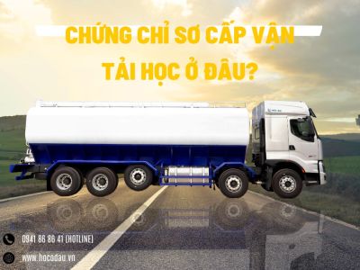 Chứng chỉ sơ cấp vận tải học ở đâu?