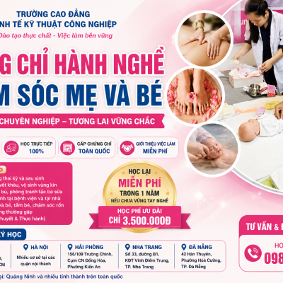 Chứng chỉ hành nghề chăm sóc mẹ và bé