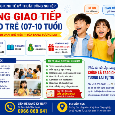 Khoá học kỹ năng giao tiếp cho trẻ