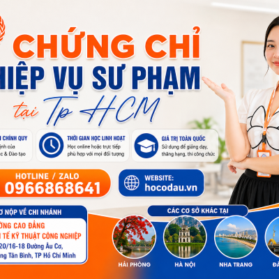  Chứng chỉ nghiệp vụ sư phạm tại Tp hcm