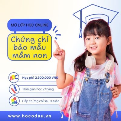 Chứng chỉ bảo mẫu mầm non