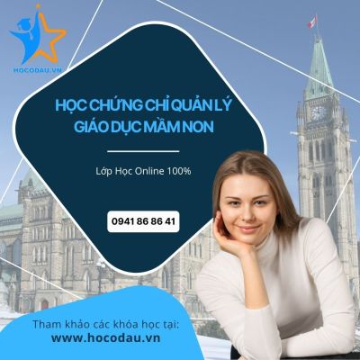 Học chứng chỉ quản lý giáo dục mầm non