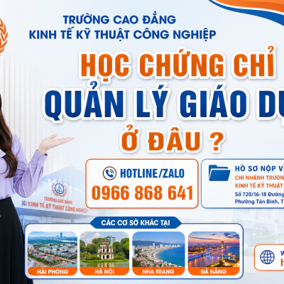 Học chứng chỉ quản lý giáo dục ở đâu ?