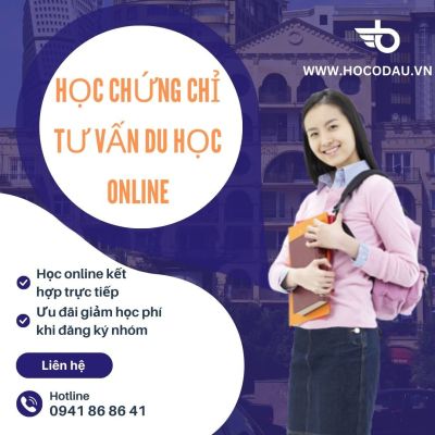 Học chứng chỉ tư vấn du học Online