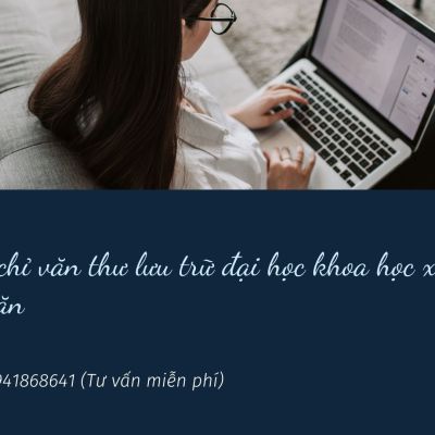 Chứng chỉ văn thư -- lưu trữ đại học khoa học xã hội và nhân văn